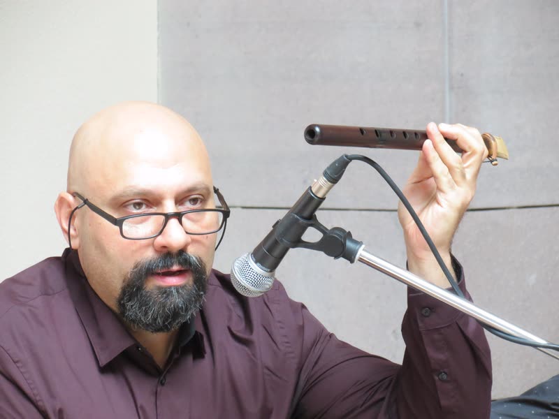 Ertan Tekin playing the duduk in concert