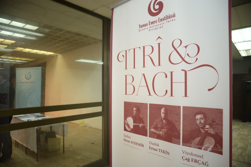Itrî & Bach concert banner at the Yunus Emre Institute